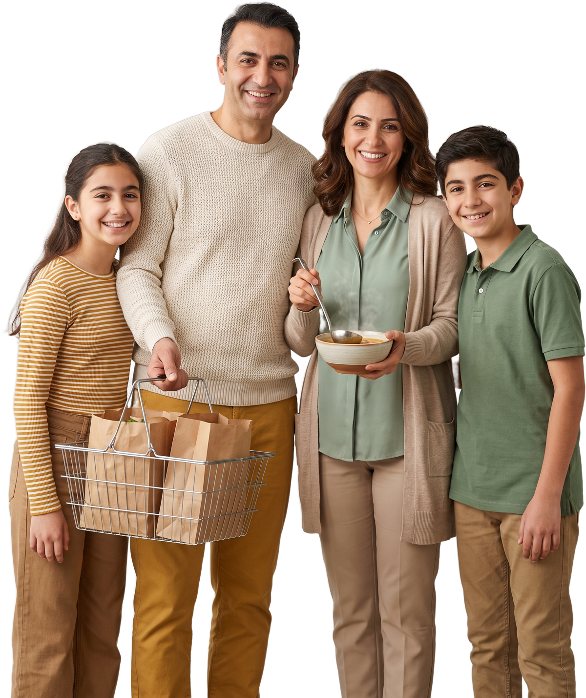 Soyyiğit ürünleriyle bir aile